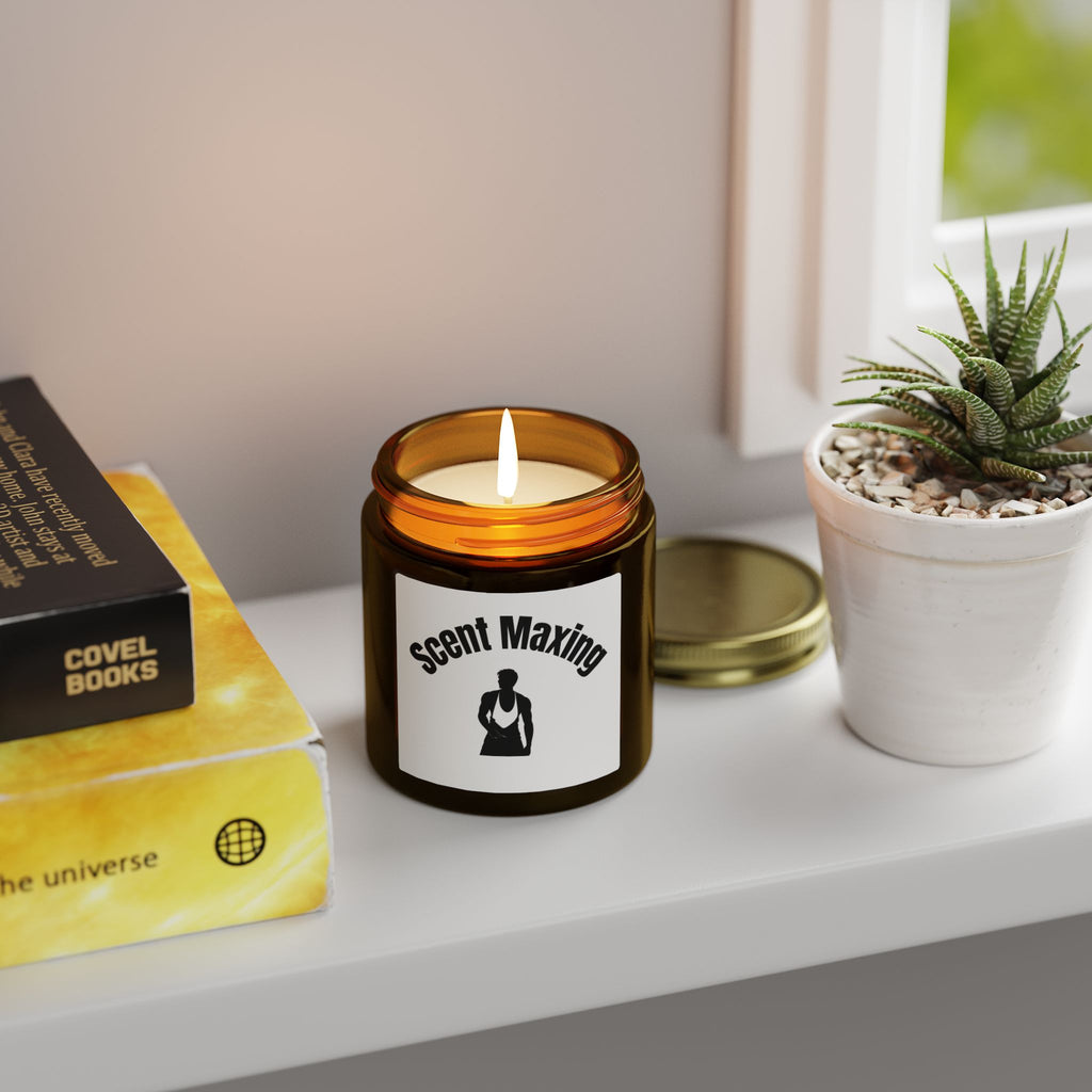 Scented Candle — Coconut Apricot Wax "Scent Maxing" (4oz)