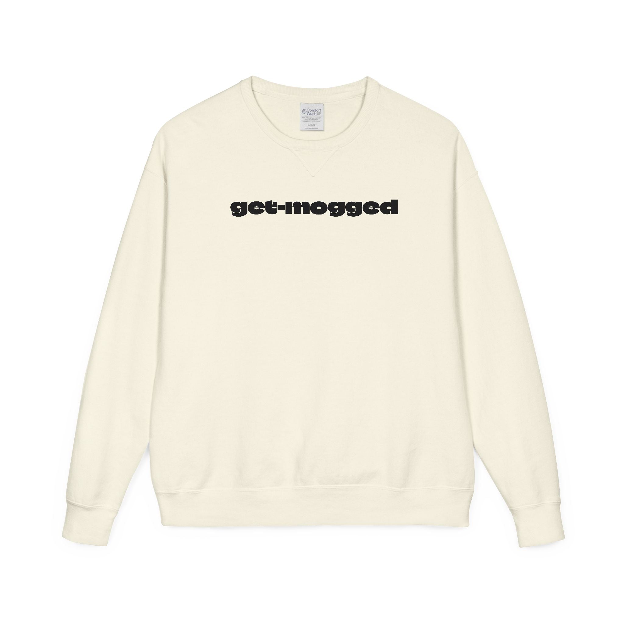 Mogged Crewneck Sweatshirt — Graphic Portrait Pullover