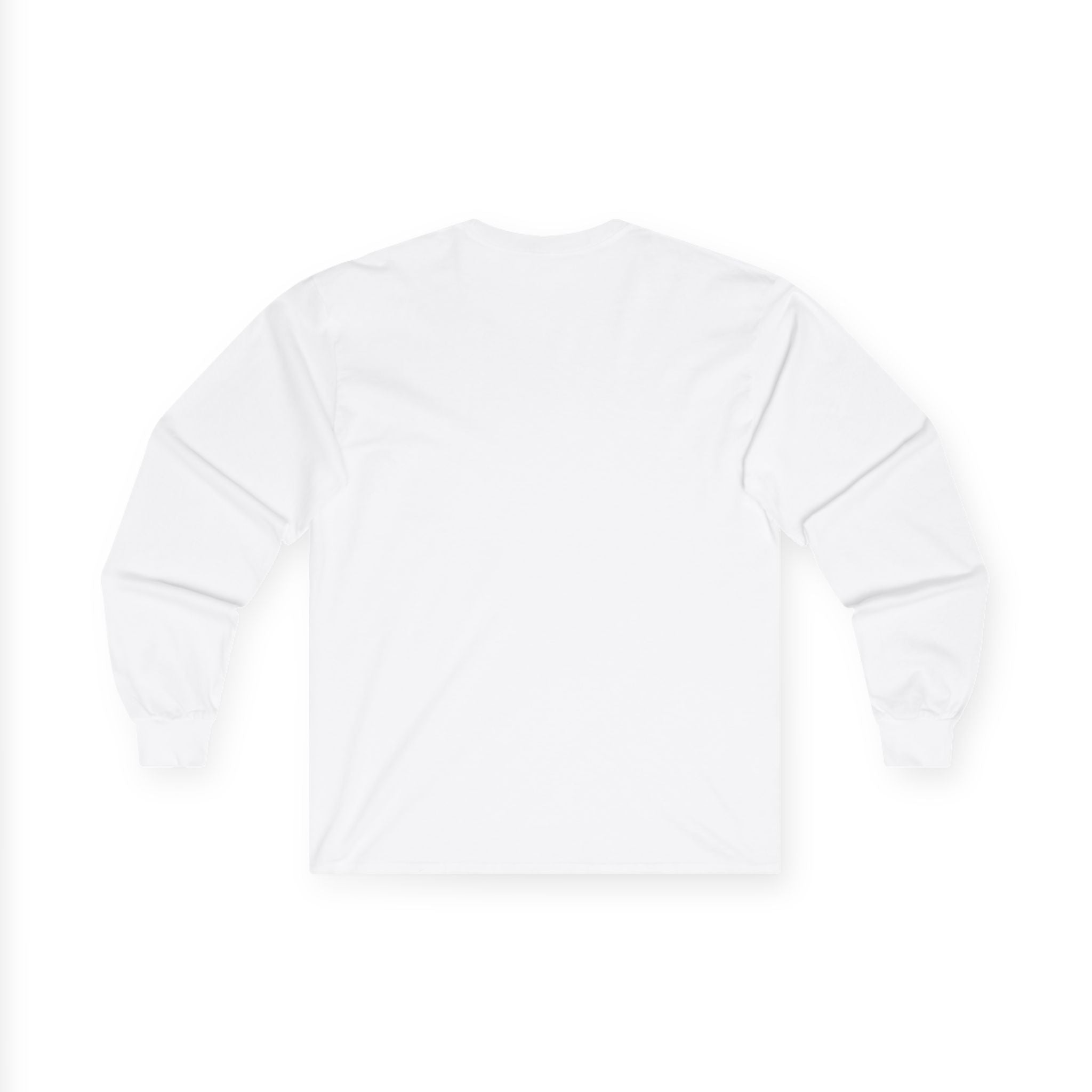 Long Sleeve Tee — "No Foids" Blue Character Meme Graphic