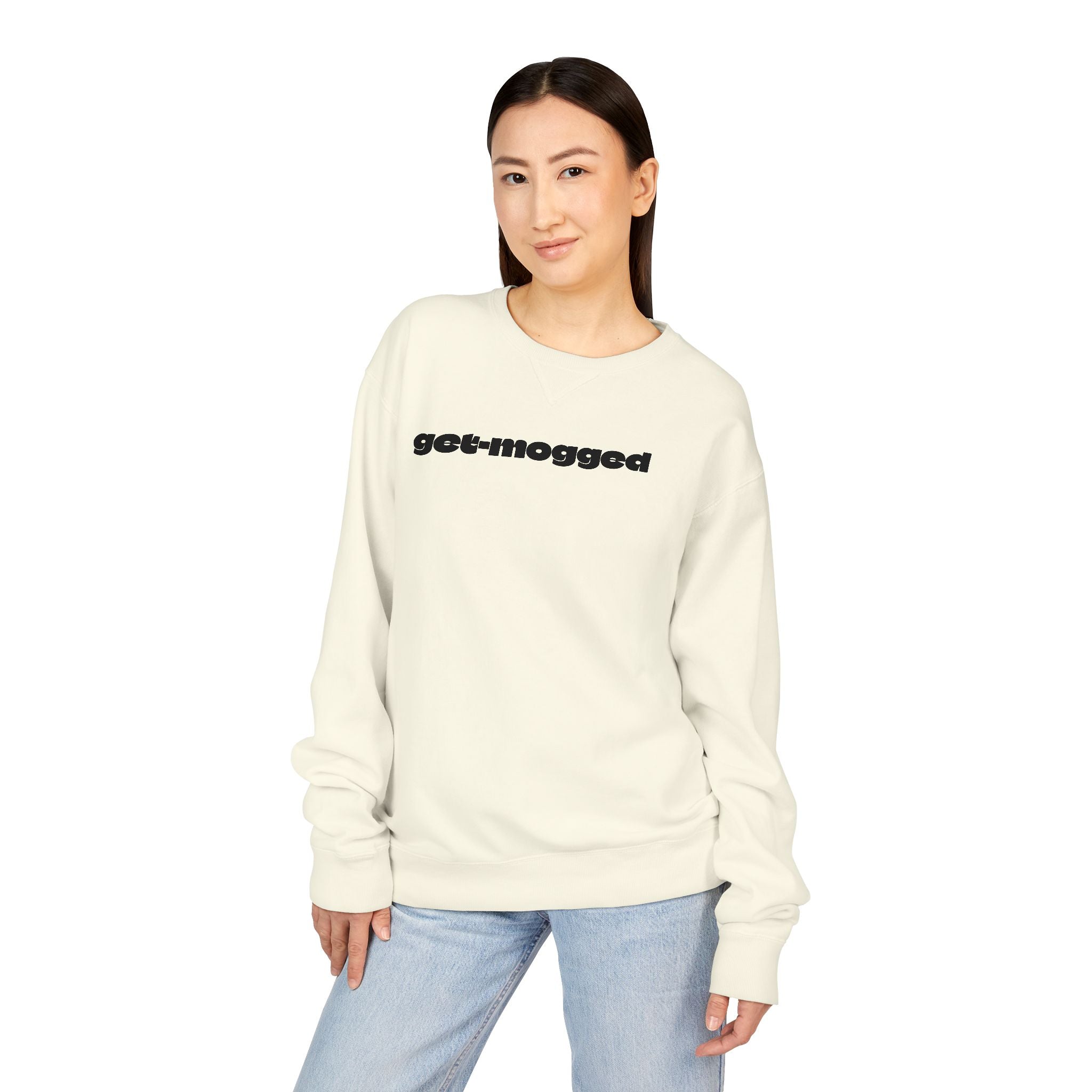 Mogged Crewneck Sweatshirt — Graphic Portrait Pullover