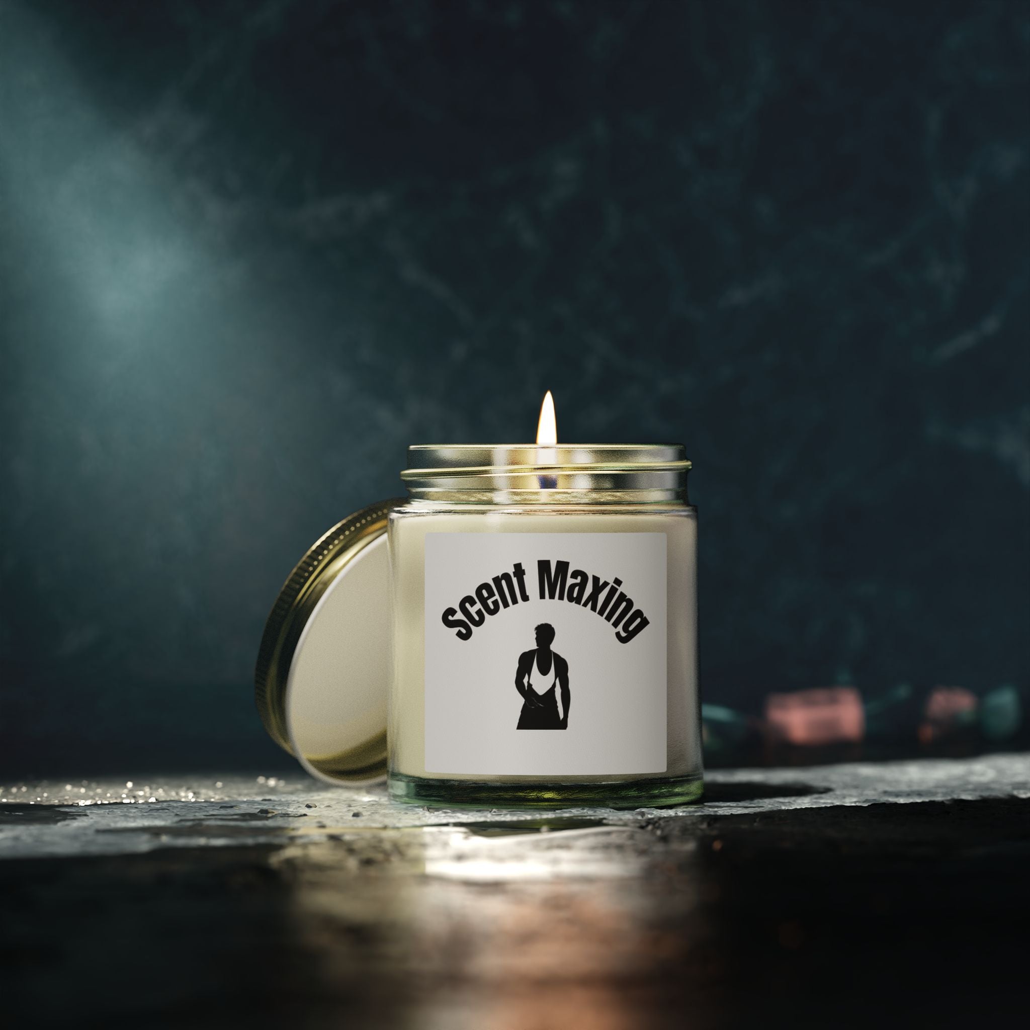 Scented Candle — Coconut Apricot Wax "Scent Maxing" (4oz)